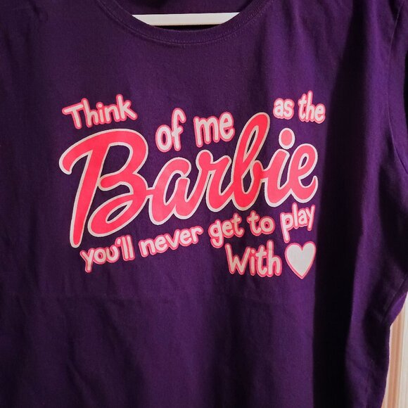 Gildan Custom Tshirt, Barbie Graphic, Purple, 2XL, New - Picture 2 of 4